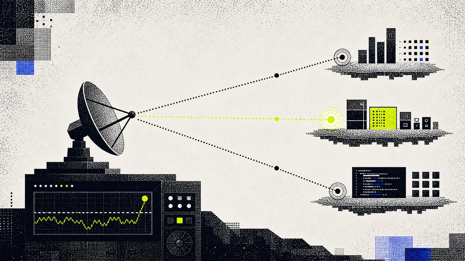 Editorial illustration for Automated competitive intelligence: always-on market surveillance