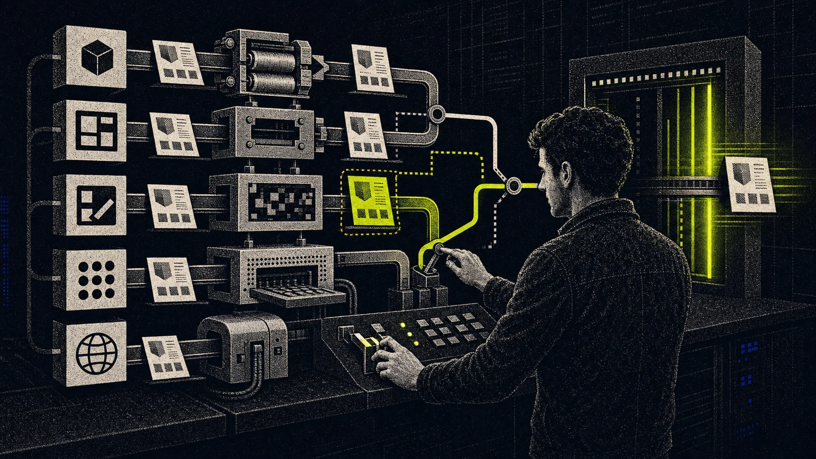 Editorial illustration for Shopify technical SEO: a control-layer checklist